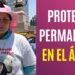 Pese a eventos mundialistas, madre buscadora instala protesta permanente en el Ángel