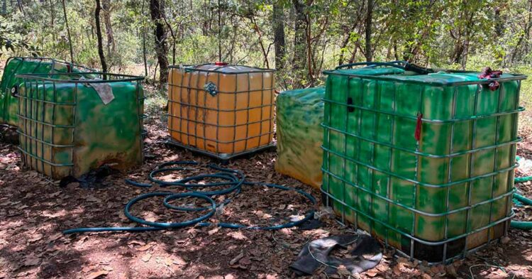 Hidalgo, líder nacional en robo de combustible; localizan campamento clandestino en Cuautepec. Foto de La Verdad Hidalgo