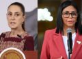 Sheinbaum habla por teléfono con Delcy Rodríguez tras sismos en Venezuela. Foto Especial