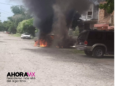 Incendian taxis en Apatzingán por cobro de piso | Foto Andres Resillas Mejía