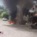 Incendian taxis en Apatzingán por cobro de piso | Foto Andres Resillas Mejía