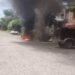 Por Andrés Resillas Mejía | Incendian taxis en Apatzingán por cobro de piso